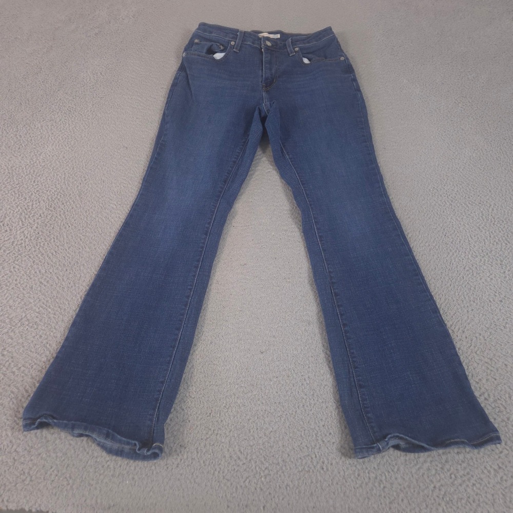 Levi's Jeans Womens 31 725 Bootcut High Rise Denim‎ Stretch Dark Wash Slim Hip